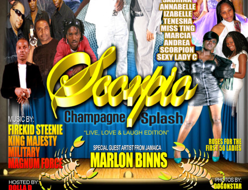 The Scorpio Champagne Splash “Live Love all Laugh Edition”