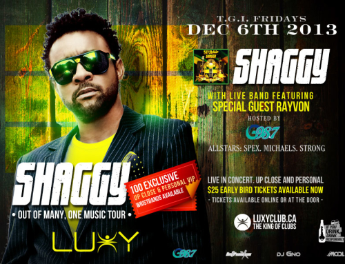Shaggy & Rayvon with Live Band @ Luxy 12.06.13