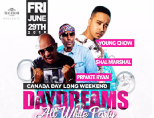 DAYDREAMS–The Canada Day Long Weekend All White Party Friday June 29th @ CABANA